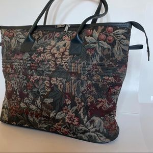 Vintage Atlantic Tapestry Travel Tote Bag